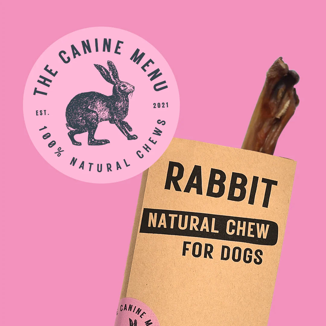 The Canine Menu Rabbit Dog Chew