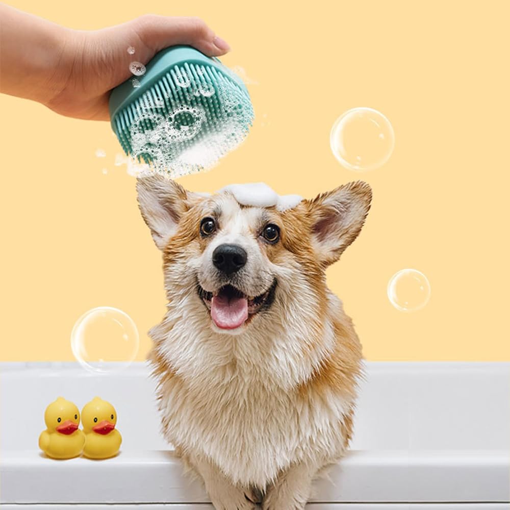 Bath Brush with Shampoo Dispenser